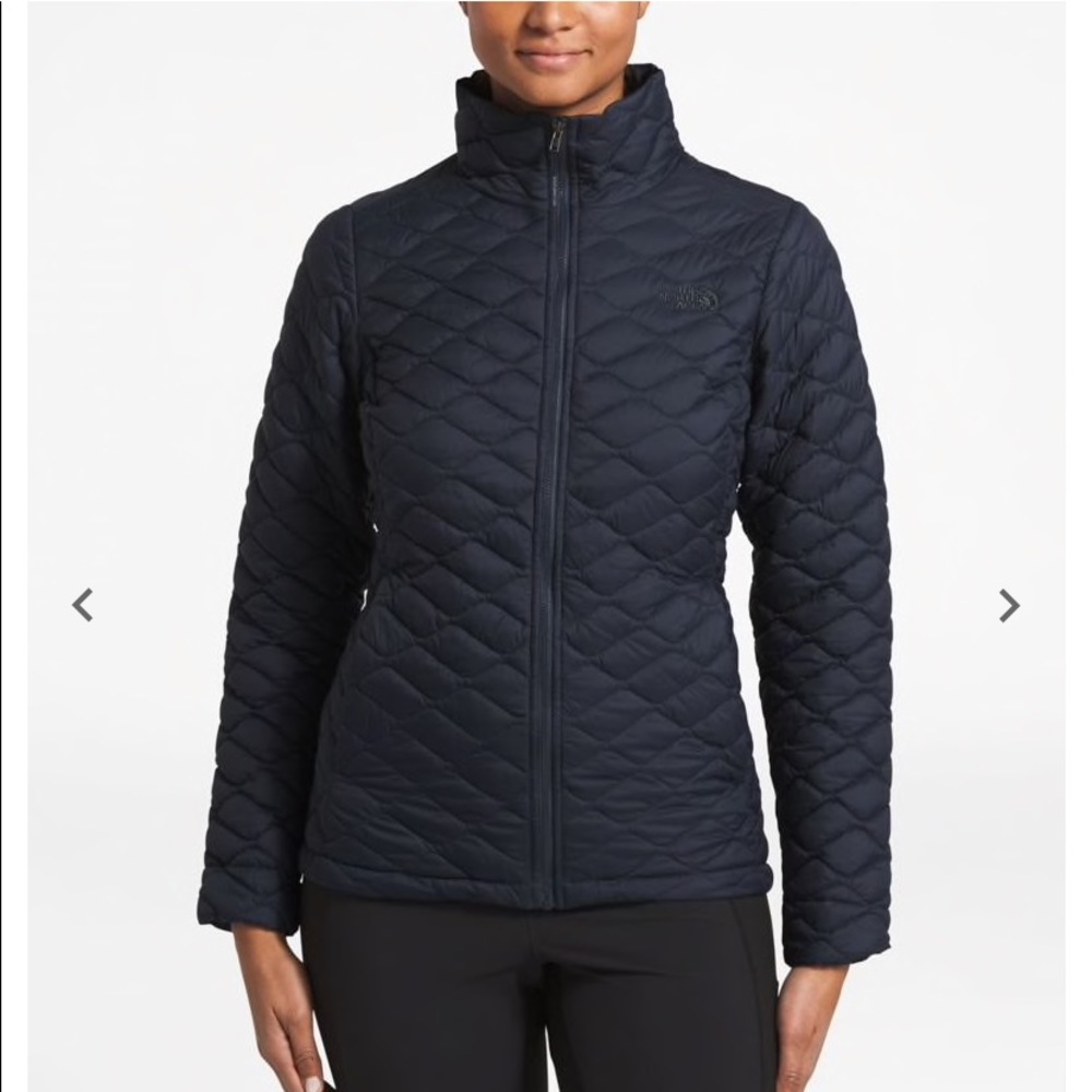 North Face Black Thermoball Quilted Jacket Small